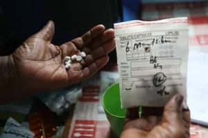 Medications for tuberculosis patients in Maseru, Lesotho