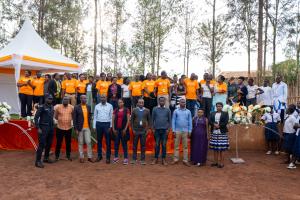 Group photo in Rwanda