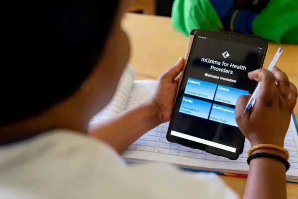 mUzima app for managing patient data and screenings for early cancer detection