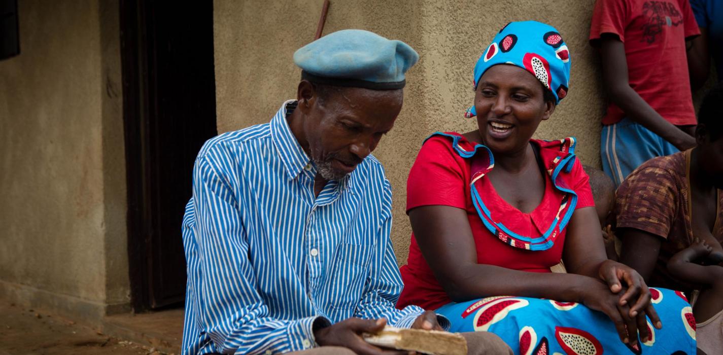 Home visit in Rwanda with CHW