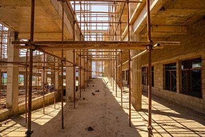 The interior of Butaro hospital expansion project.