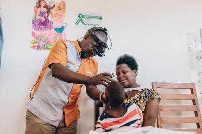 Patient in Rwanda